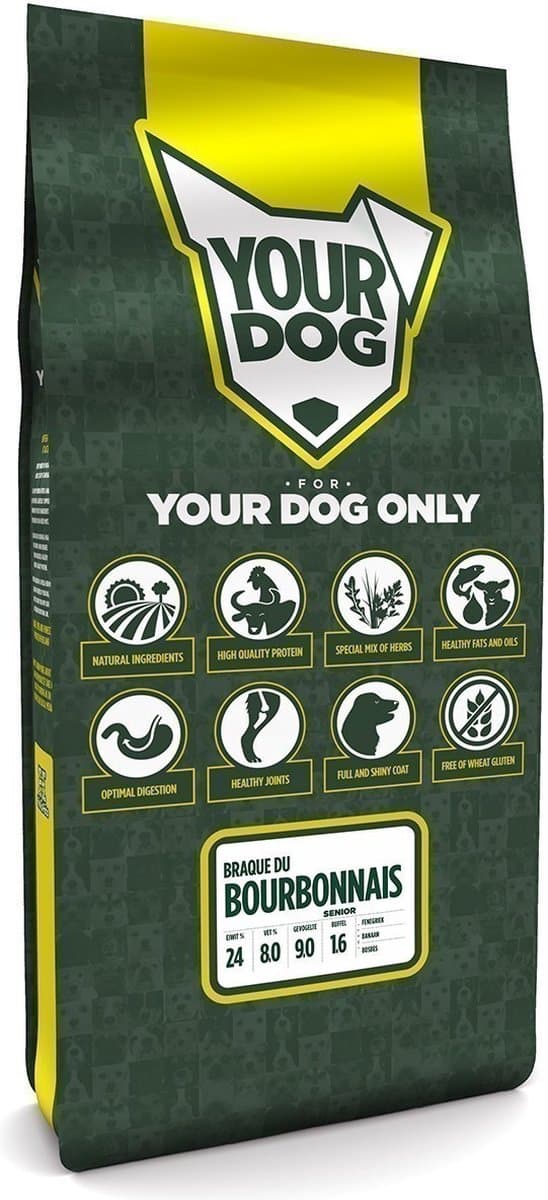 Yourdog Braque du bourbonnais - Hondenbrokken - Senior - 12 kg