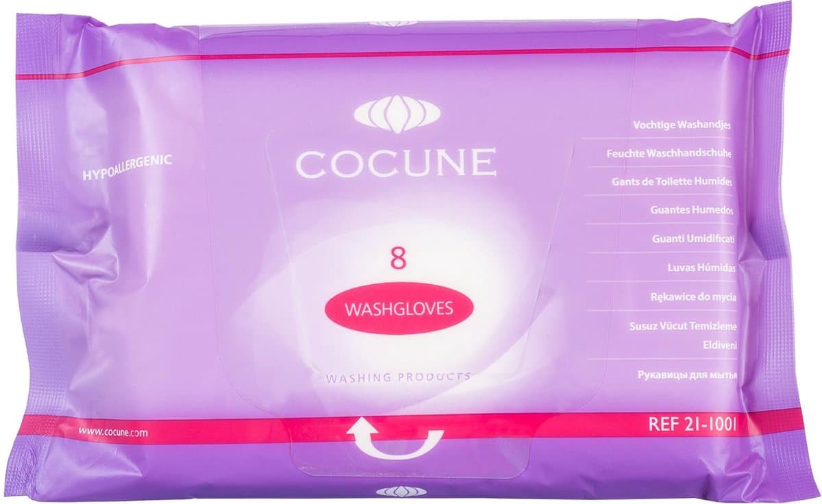 40 Cocune Vochtige Washandjes Geparfumeerd (5 pak van 8 stuks)