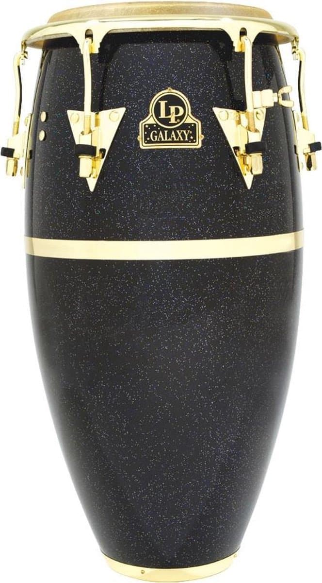 Latin Percussion LP808Z Galaxy Fiberglass Quinto 11" (Black Sparkle) - Conga