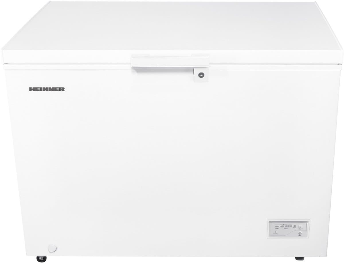 Heinner HCF-HM308INVCD Diepvrieskist – 308 L – Convertible (Vriezer/Koelkast) – Waterbestendig Display – Vergrendelbaar – Wit – 5 Jaar Garantie