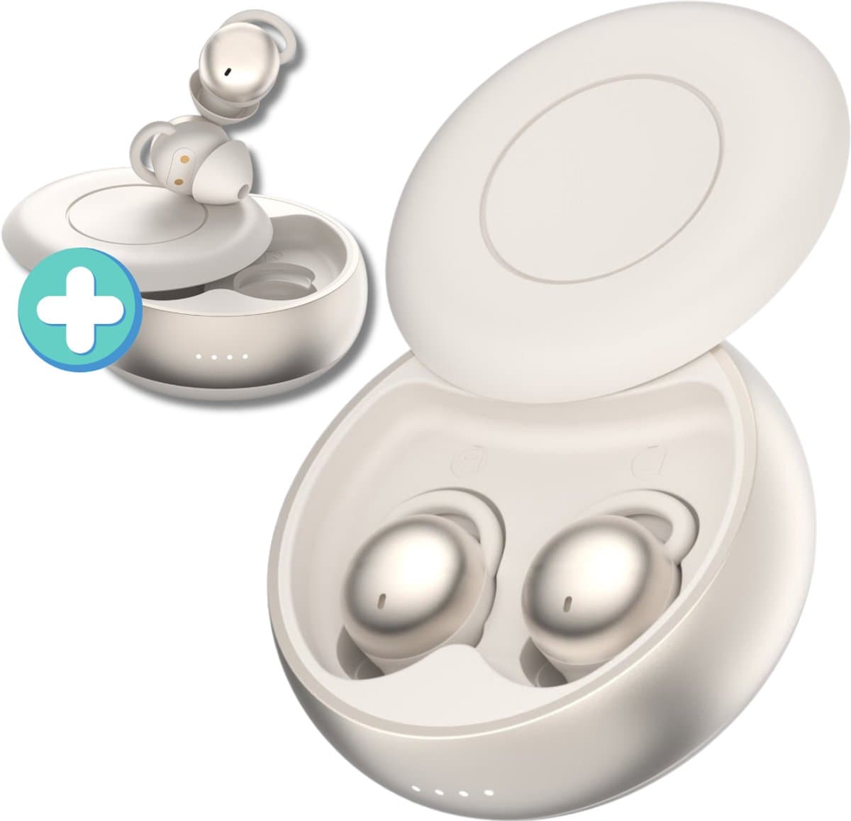 Draadloze Oordopjes - Bluetooth Oordopjes - Noise Cancelling - 20 uur Accuduur - Slaap Oordopjes - Geschikt voor Zijslapers - Earbuds Wireless - Oortjes Draadloos - Mini oordopjes - Alternatief Koptelefoon - Geschikt voor elke Smartphone of Laptop