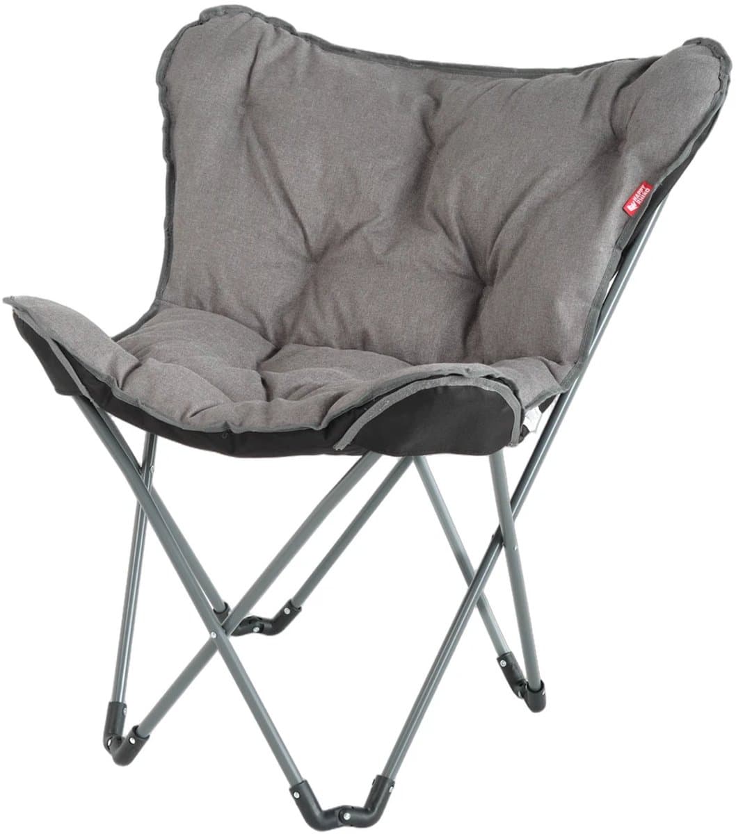 Happy Rhino - Vlinderstoel Dovre - Lichtgewicht - Kampeerstoel - Polyester - Vouwstoelen - 42 x 3.5 x 45 cm