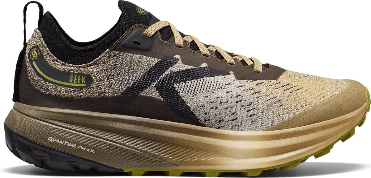 Keen - Seek Heren Trail Running Schoenen Dark Olive/Khaki - Maat 43