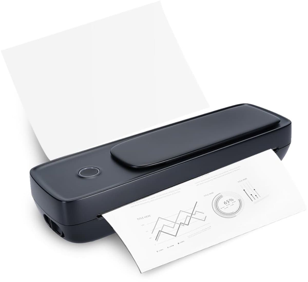 OmGoods - Dailygoody - Mobiele Printer - Draadloze A4 Printer - Compact en Draagbaar - Bluetooth Thermische Printer - Voor Android en iOS