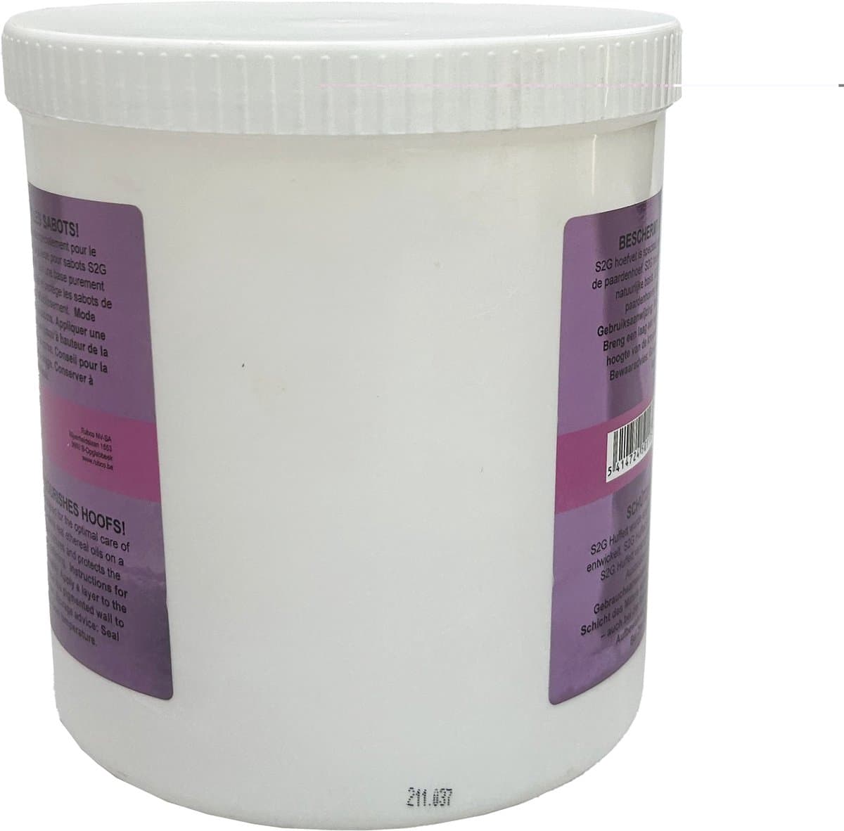 S2g Hoefvet 1 Liter Zwart/roze