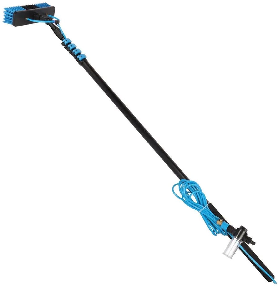 Talen Tools - Wasborstelset - Telescopisch - Met slang en zeepdispenser - Tot 700 cm
