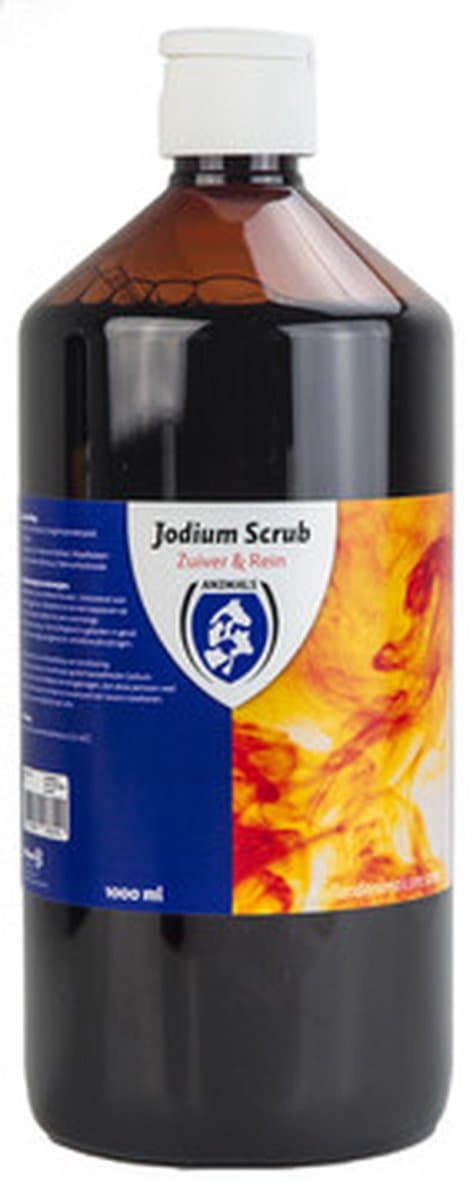 Excellent Jodium Scrub 1 L - Dierenverzorging - Reinigt huid en vacht - Uitsluitend voor dieren