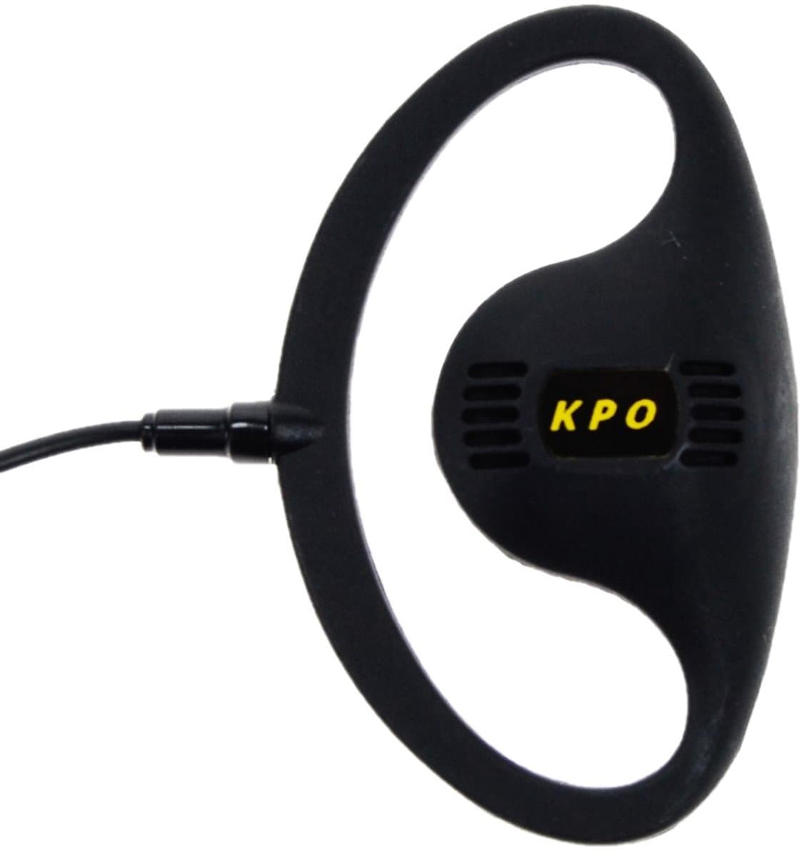 K-PO KEP 300 K - Listen-Only Oortje - 2,5 mm Plug - Zwart