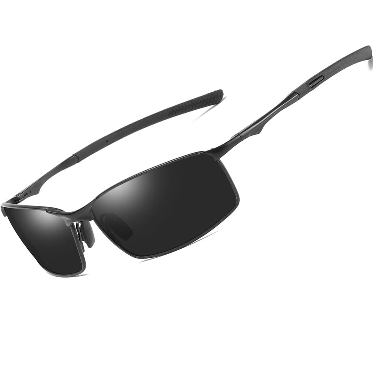 TuseRxln Zonnebrillen - Herenzonnebrillen - Polarisierte UV400 Linsen Mit Anti-Glanz-Beschichtung - 1 Stuck - Universal Fur Verschiedene Gesichtsformen