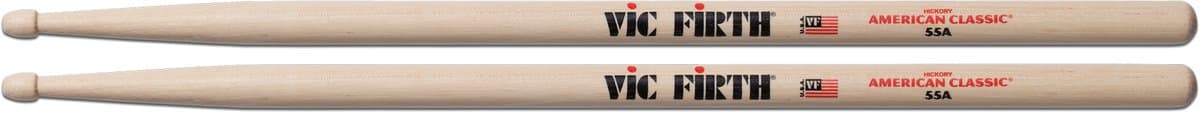 Vic Firth 55A - Paar drumstokken, hickory