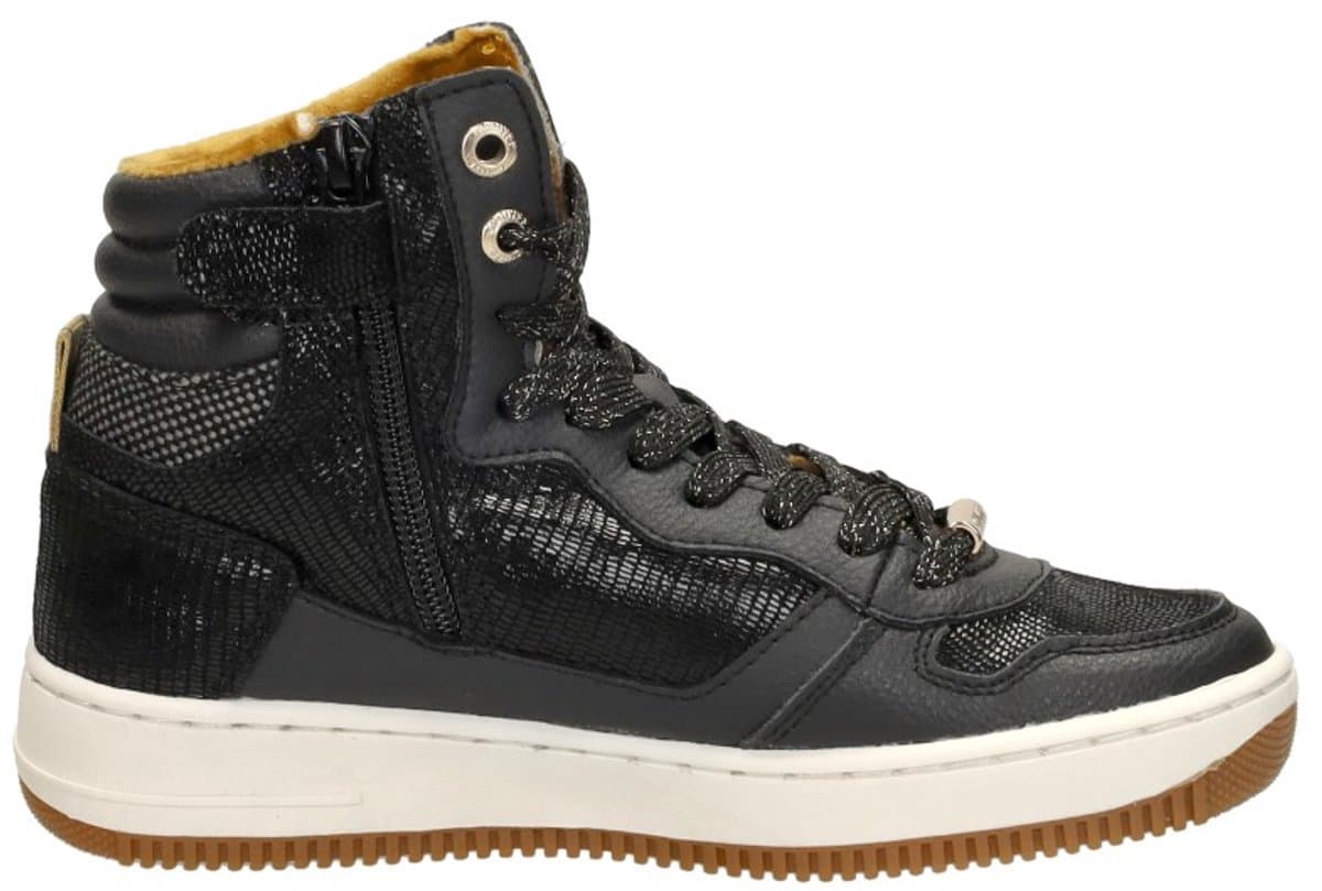Cruyff Campo High Sneakers Hoog - Zwart - Maat 33