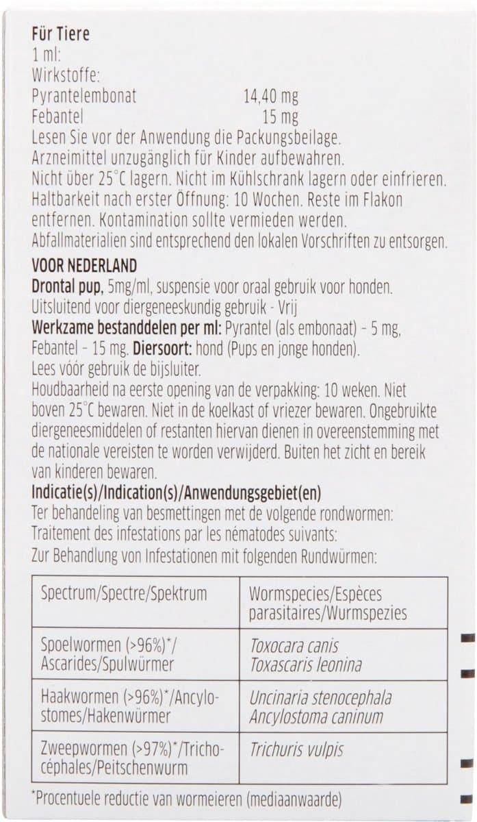 Drontal Pup - 50 ml