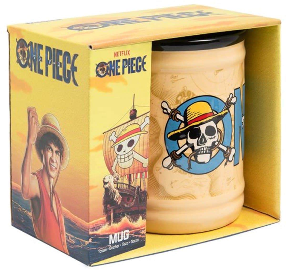 Paladone Products One Piece Shaped Mok / Beker Jolly Roger Cups & Mok / Bekers