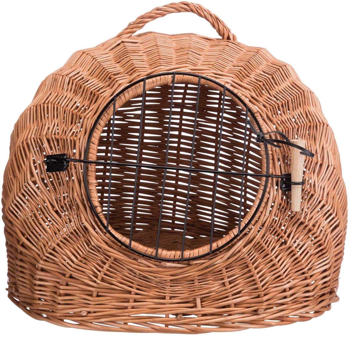 Jollypaw bij TRIXIE rotan kattenmand met deur 50 cm
