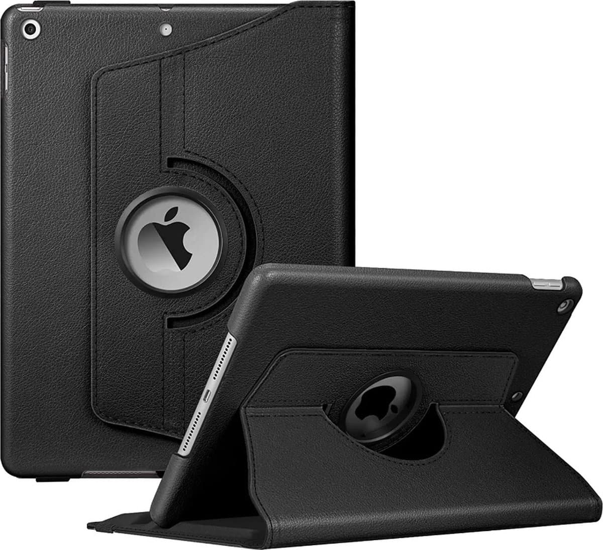 Waeyz - Hoes geschikt voor iPad Mini 2/3 - 360° draaibaar bookcase - Zwart – 7.9 inch cover beschermhoes met standfunctie