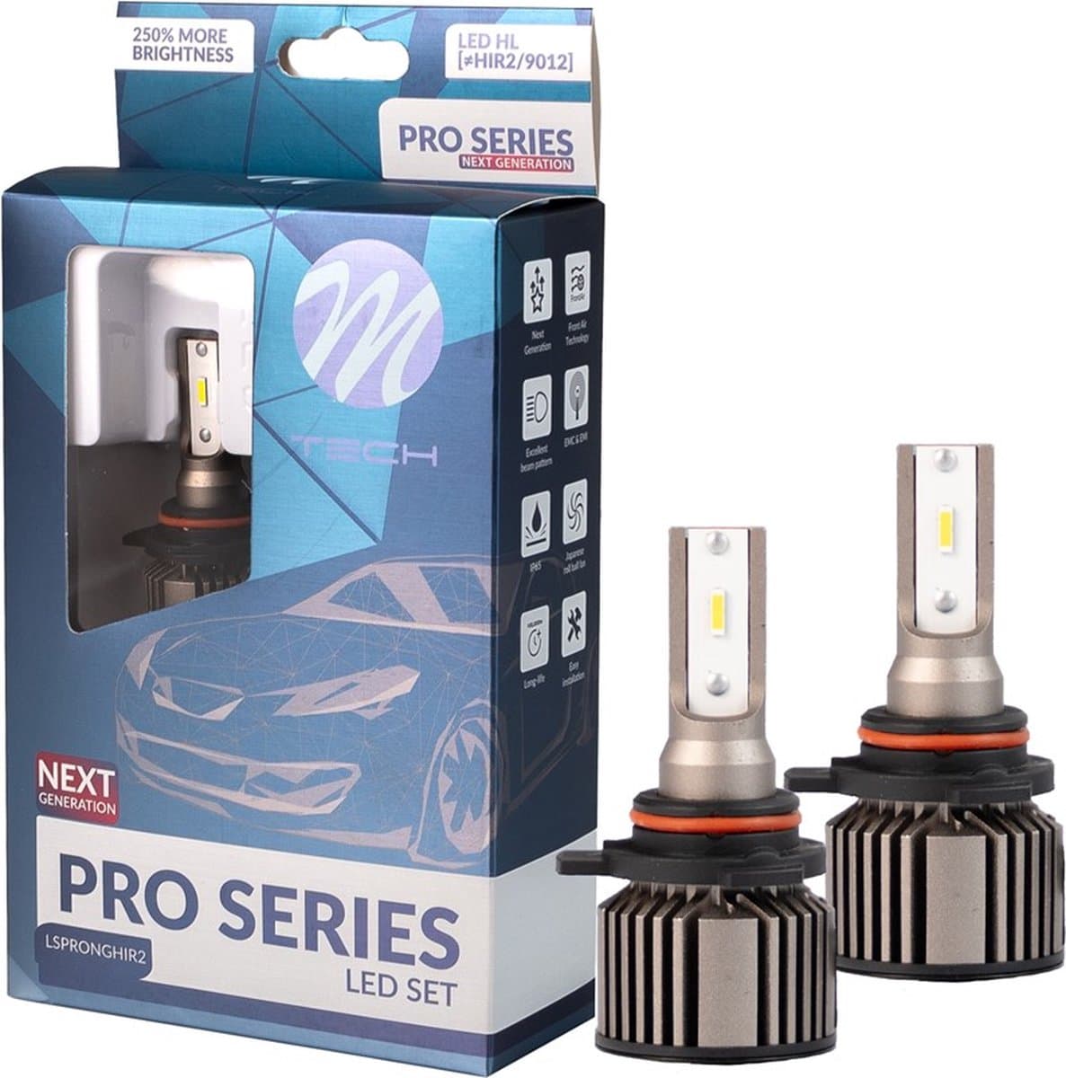 HIR2 LED Set Pro Next Generation - HIR2/9012 LED ombouwset - 2 stuks