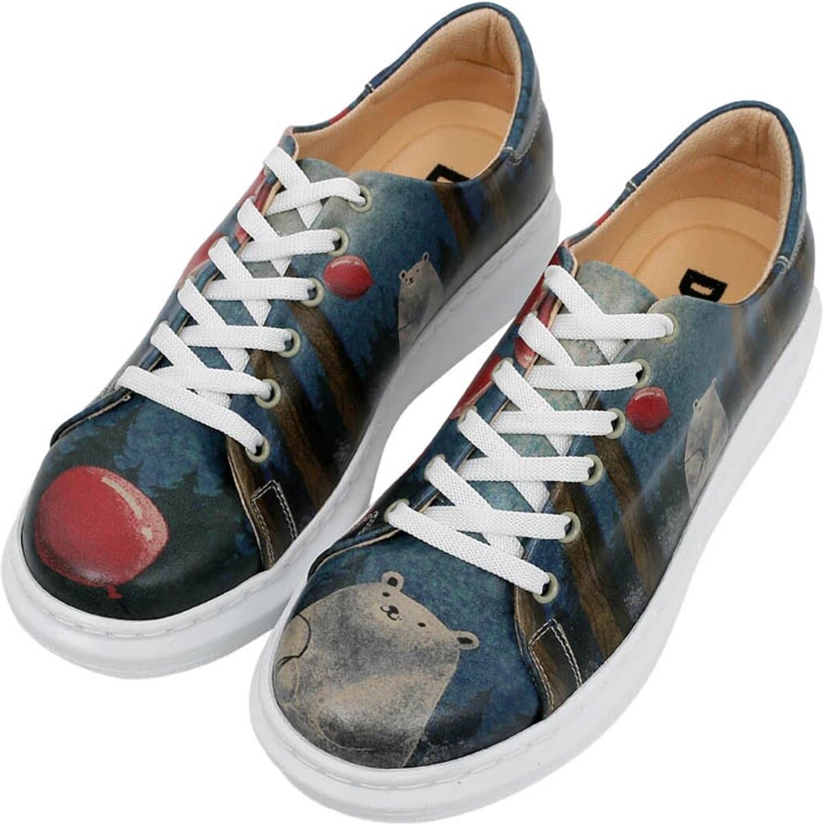DOGO Myra Dames Sneakers - Bear with a Balloon 38