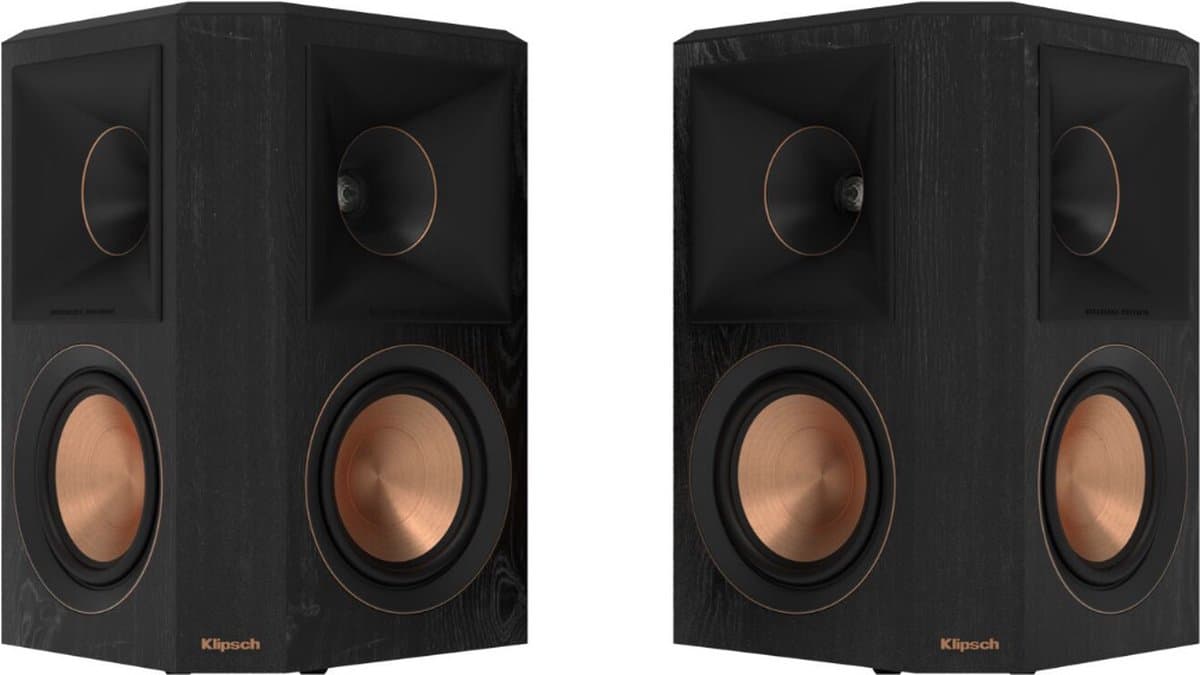 Klipsch: RP-502S II Surround Speakers - 2 stuks - Zwart