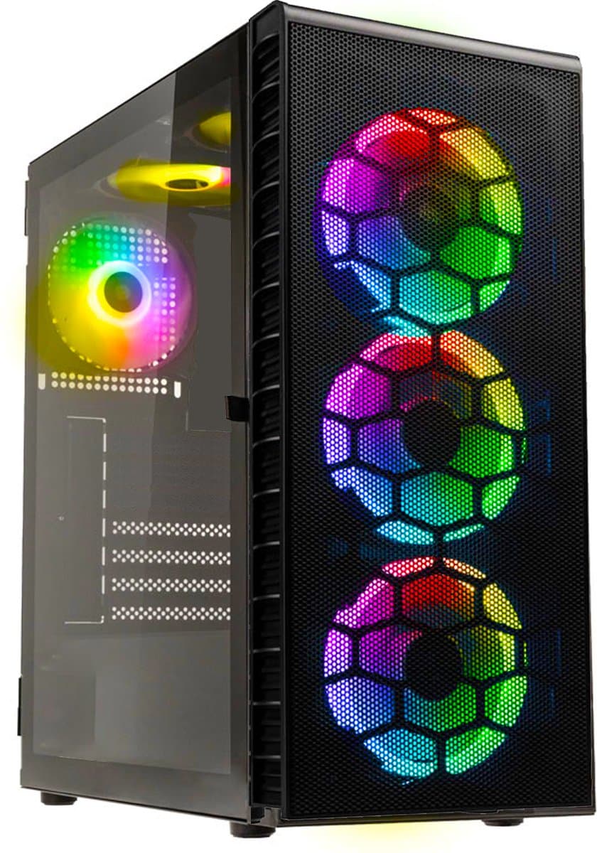 ScreenON - Game PC - Ryzen 5 - 500GB M.2 SSD - 16GB RAM - Radeon RX 6500XT - E723189