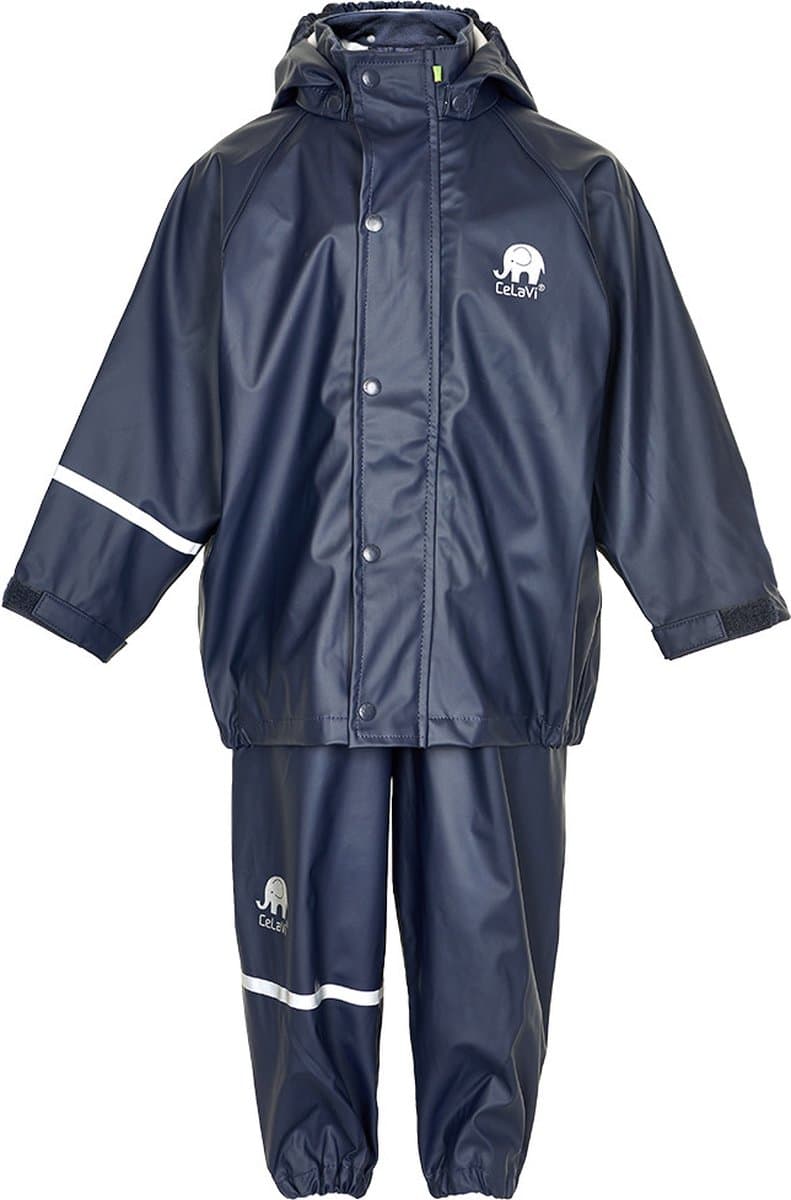 CeLavi Regenpak kinderen - Donker blauw - maat 90 (86-98cm)
