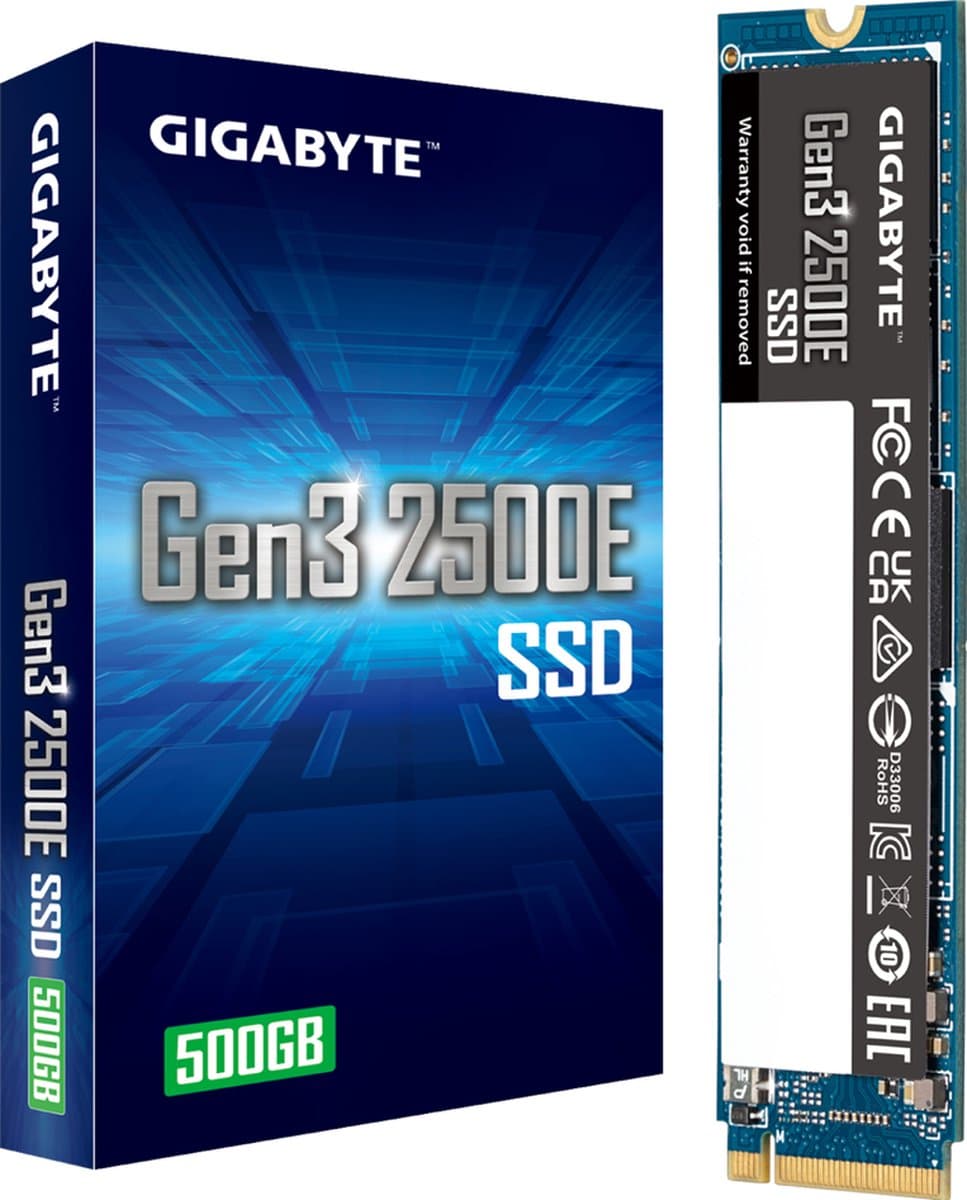 Hard Drive Gigabyte Gen3 2500E SSD 500GB 500 GB SSD SSD
