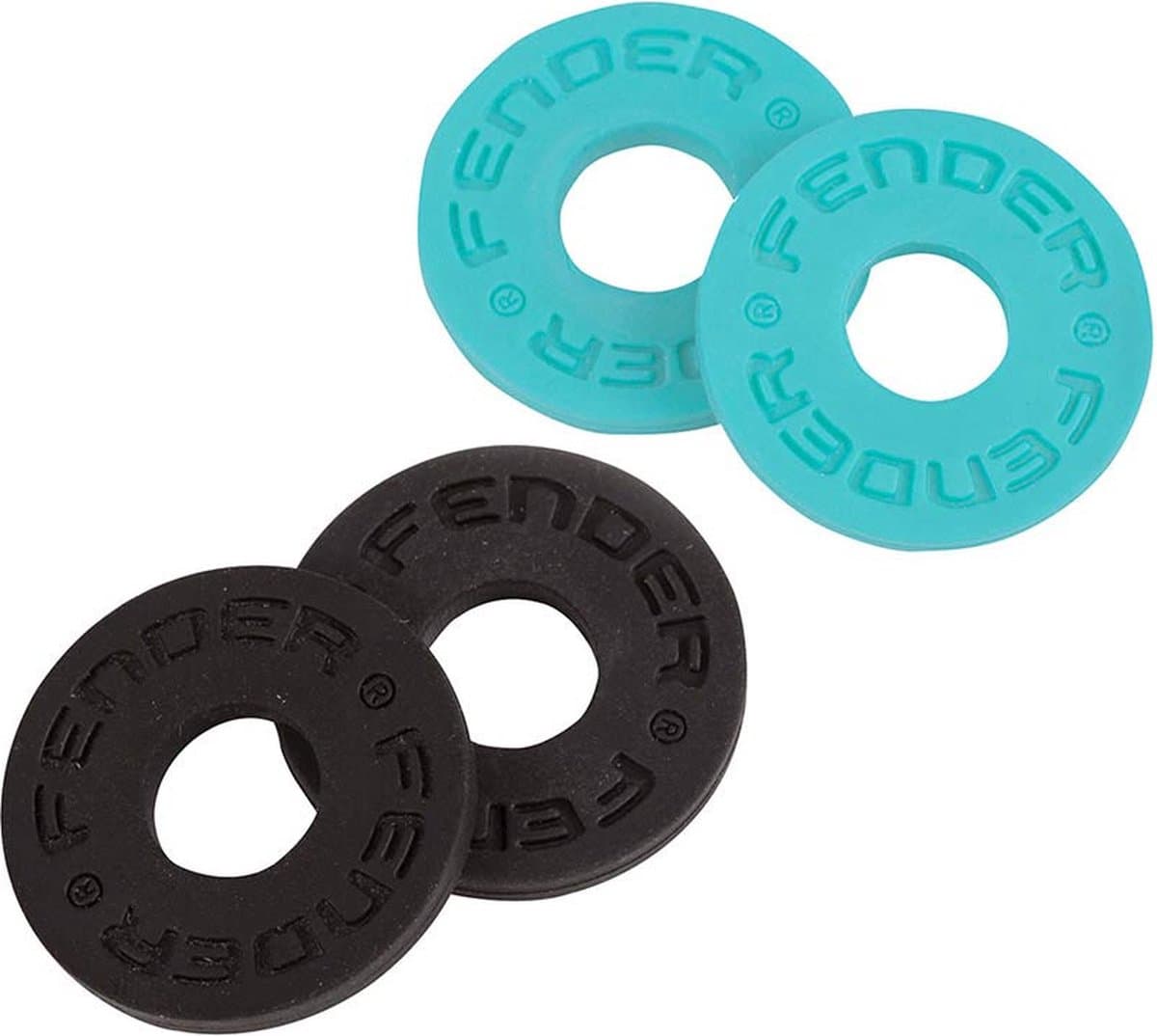 Fender Strap Blocks Set - Zwart & Diepblauw