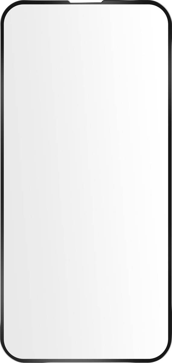 Glas Geschikt voor Apple iPhone 13 en 13 Pro gehard glas 9H Afgeschuind Akashi Outline zwart
