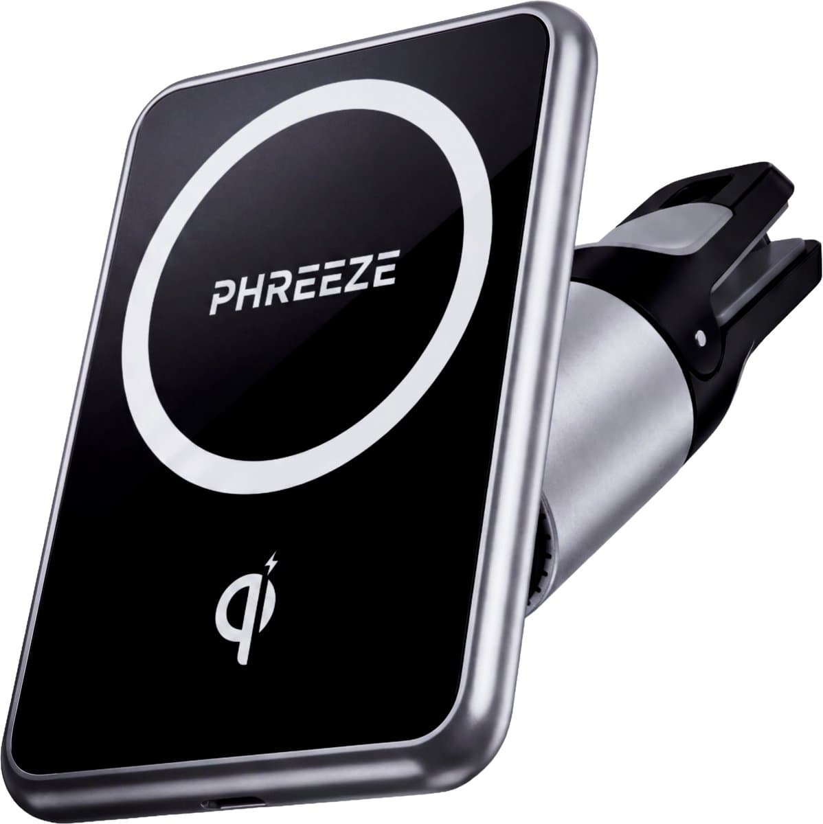 GSM Houder Auto - Magnetisch - Draadloos Opladen 15W - Vernieuwd Design - Ventilatierooster - Voor IP 12,13,14,15 (Pro, Plus, Max, Mini)