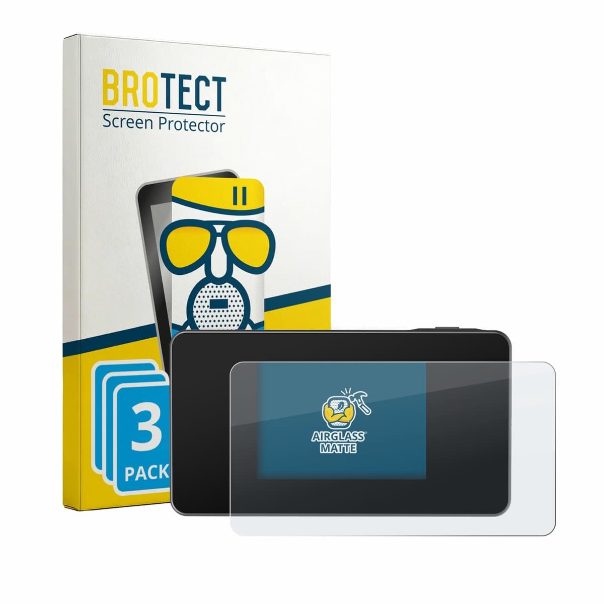 BROTECT - Screenprotector voor TP-Link M8550 - Folie Beschermfolie Beschermglas matte 3 Stuks