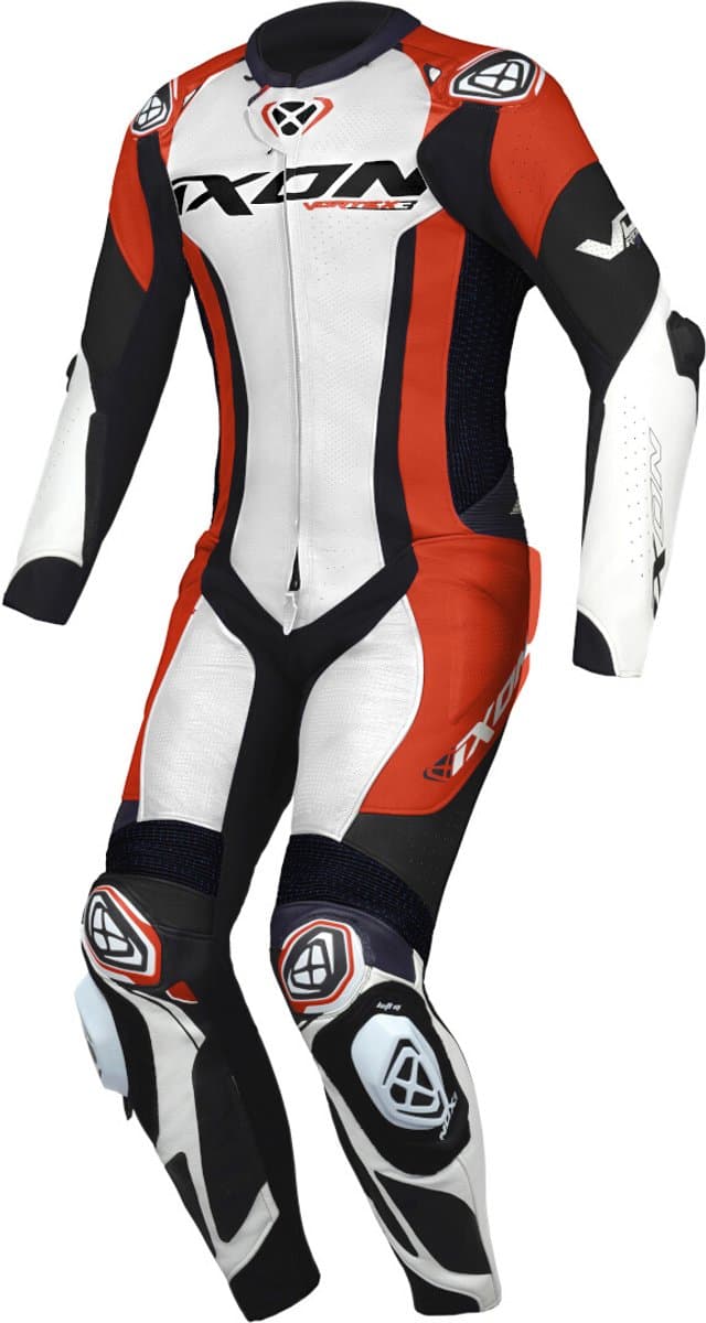 Ixon Vortex 3 Wit Zwart Rood 1-Delig Motorpak - Racepak
