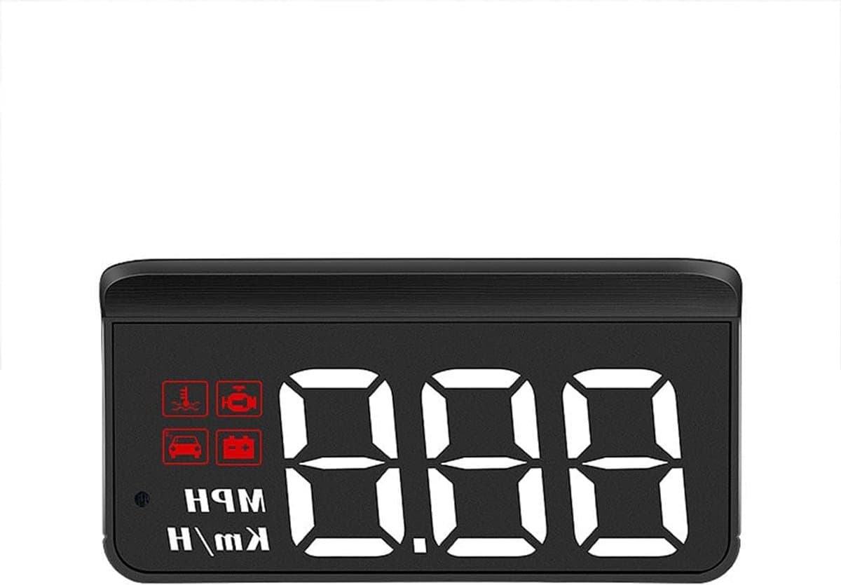 Head Up Display Auto - Snelheidsmeter Projector - Veilig Rijden - Automatische Helderheid - 10x10x10 mm - Zwart