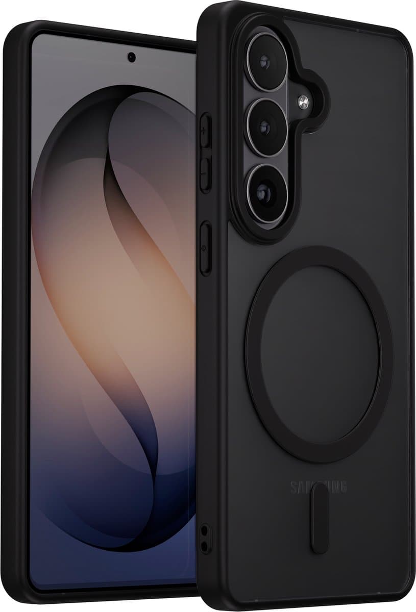 Hoesje Geschikt voor Samsung Galaxy S26 Plus - Zwart - Geschikt voor MagSafe - Slank - Sterk - Shock proof