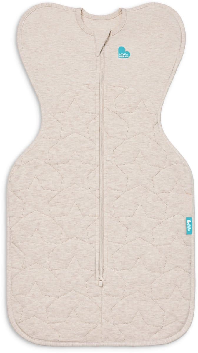 Love to Dream™ Babyslaapzak Swaddle Up™ - Inbakeren - Baby 3-6 maanden - 6-8.5 kg - Winter - Oat Quilted