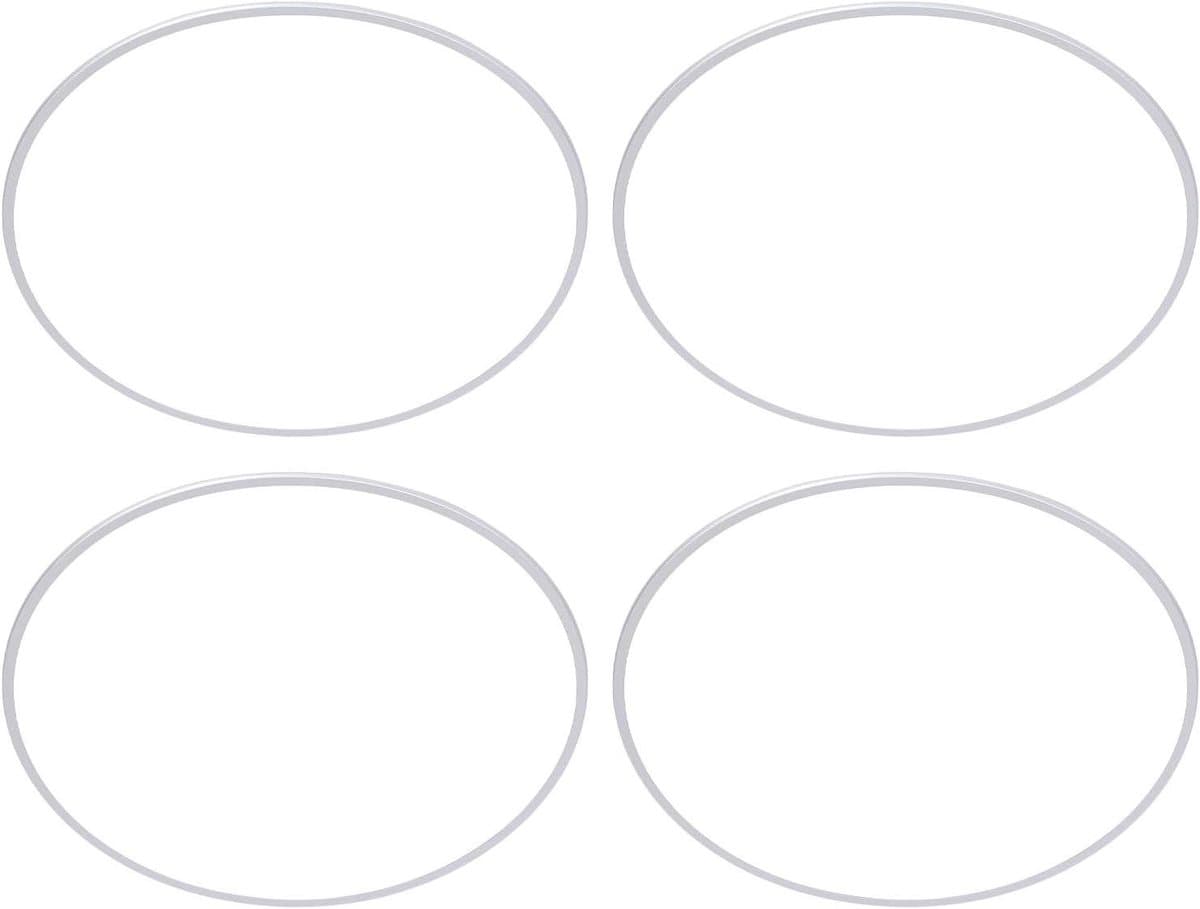 Velgbeschermers Set - Velg rand bescherming - Krassen voorkomen - Eenvoudige montage - 21 Inch - Zilver