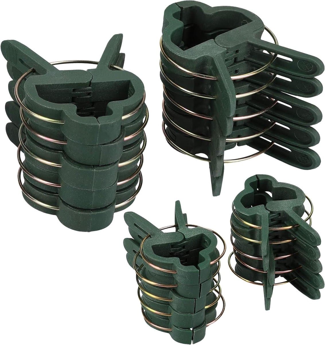 Plantenclips - Plantenklemmen - Planten Steunen - Weerbestendig - 60 stuks - Groen