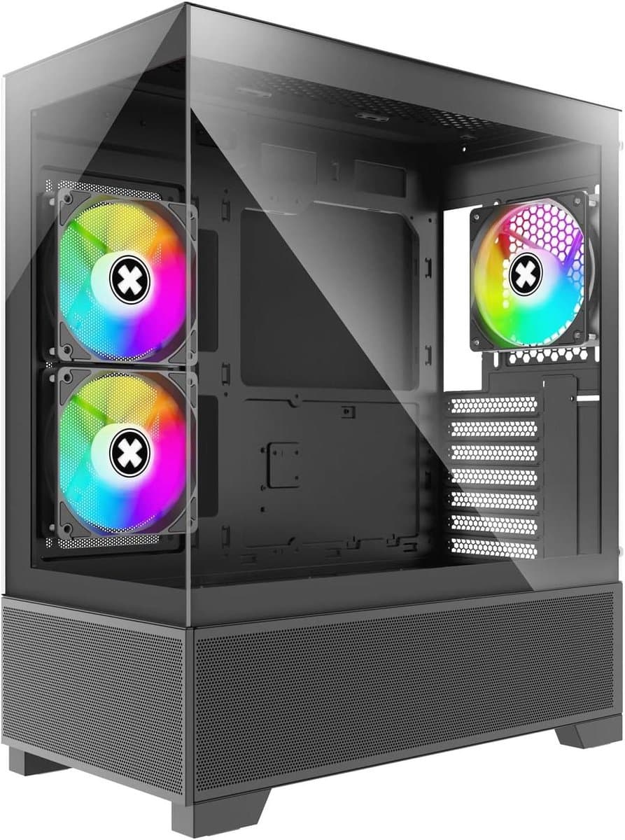 Gaming PC Behuizing - Midi Tower - Krachtige Prestaties - Aquarium Glas Look - 42.1 x 22 x 49 cm