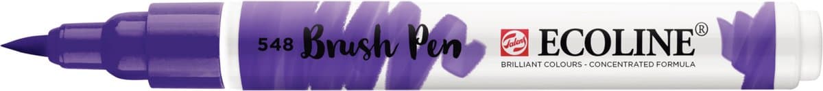 Ecoline - Brushpen - Blauw violet -548 Talens