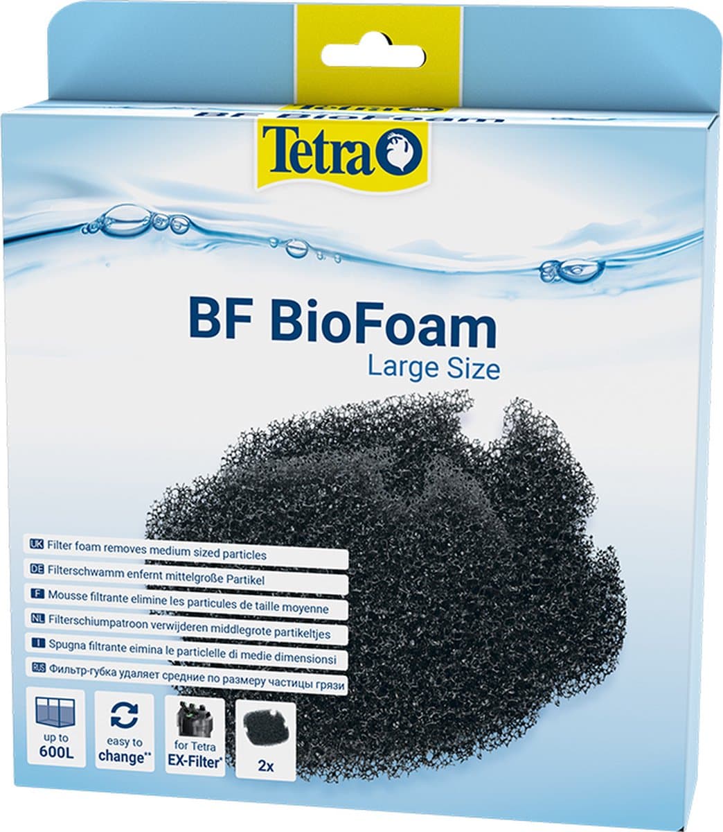 Tetra - Aquariumfilter - Aquarium - Tetra Tec Ex1200 Bf Filterpatroon 4,9x21,5x21,5cm Zwart - 1st