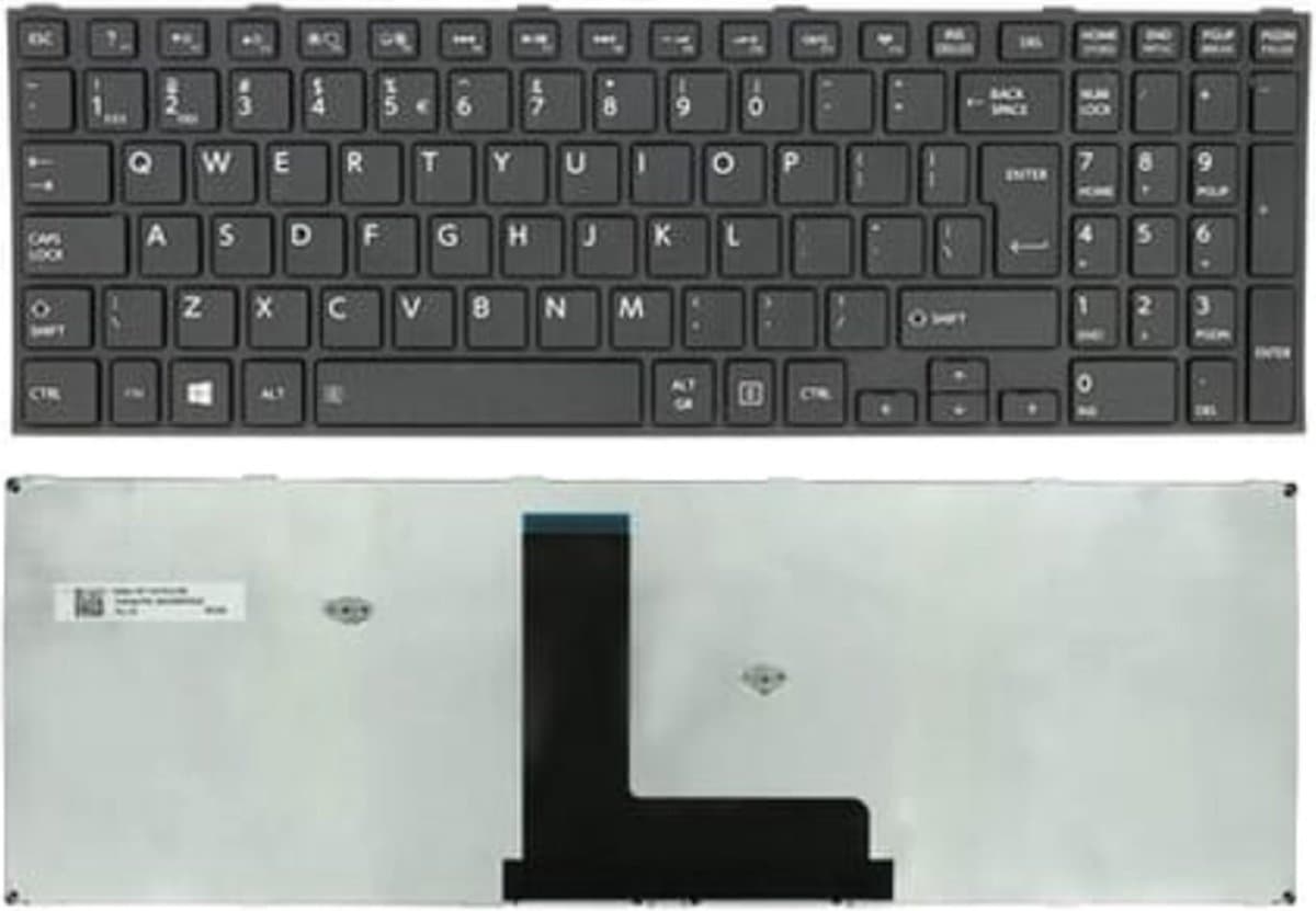 Toshiba Laptop Toetsenbord Qwerty US P0229537