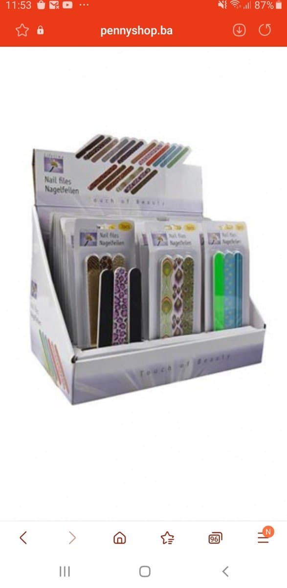 Vijl nagel 3 stuks