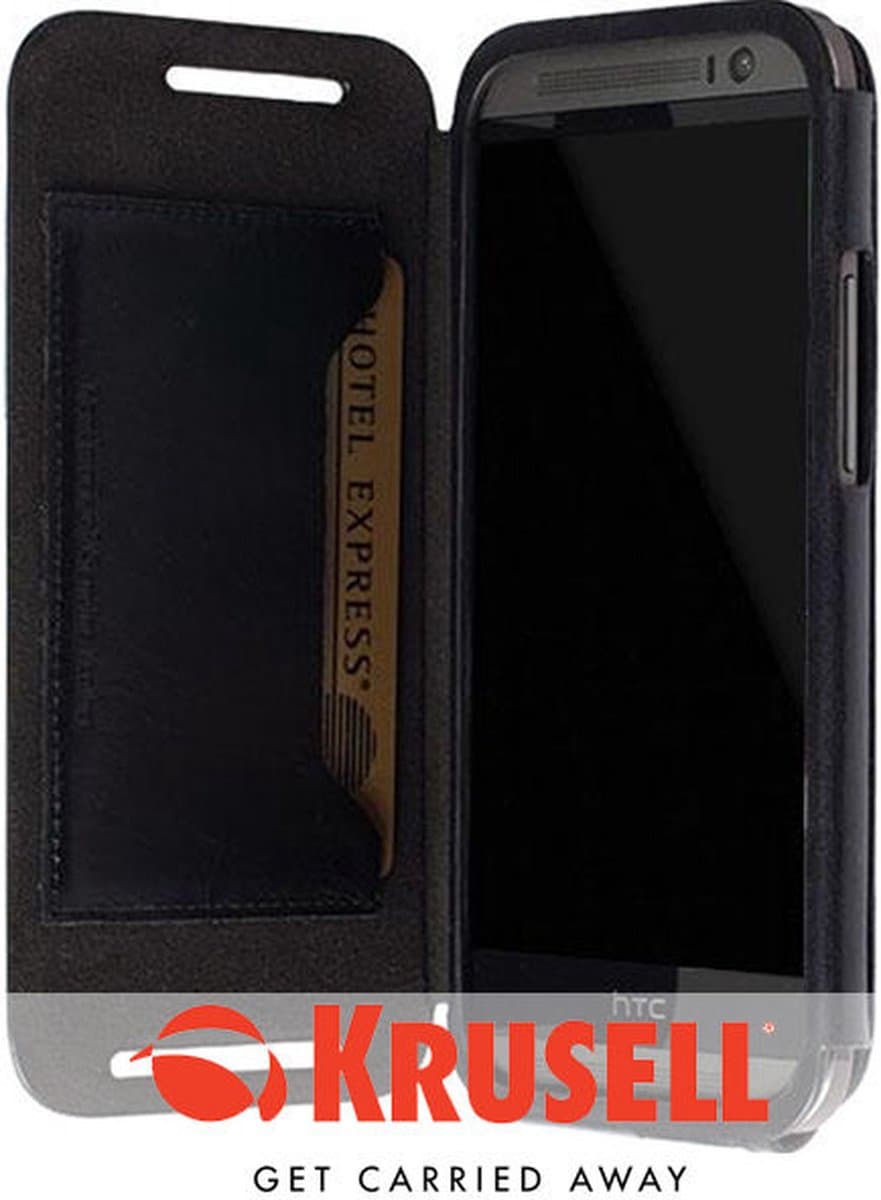 Krusell FlipCover Kiruna HTC One (M8) (black)