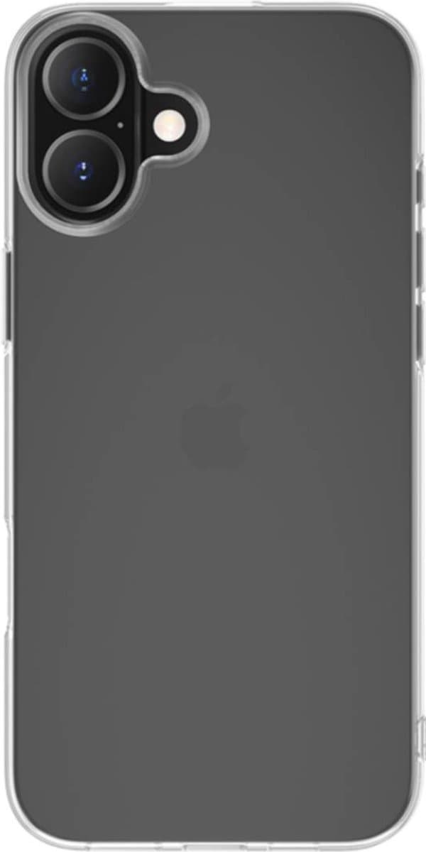 Bigben Connected, 2 in 1 accessoireset Geschikt voor Apple iPhone 16 Flexibel met SmartFrame, Transparant
