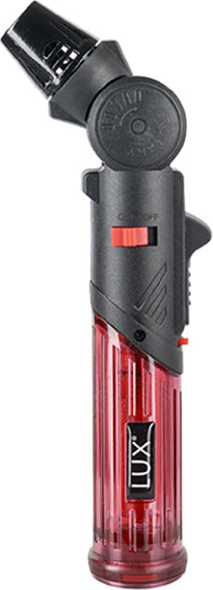 Lux - Pen Torch Rotation Red - Stormaansteker - Kaarsen - BBQ - Vuurwerk