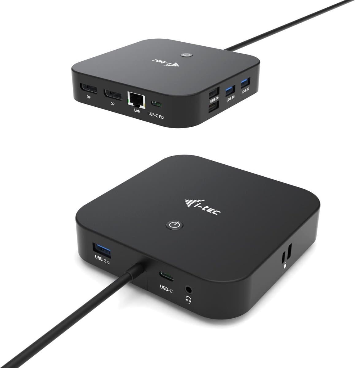 i-Tec - USB-C Dual Display Docking Station (zonder voedingsadapter)