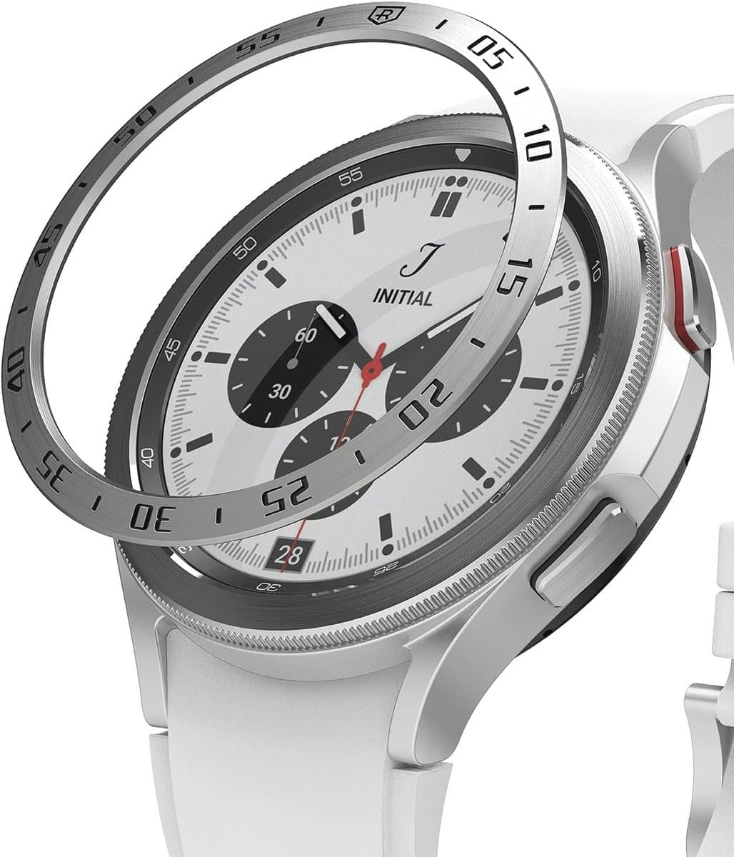 Bezelring voor Galaxy Watch 4 Classic 42mm - Stijlvolle en krasbestendige roestvrijstalen bescherming