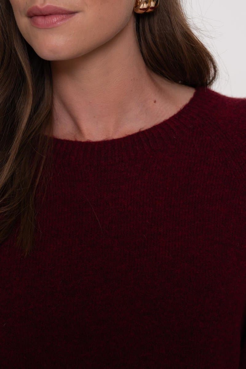 GEISHA - Pull 3/4 sleeve - 54890-70 - 470 Bordeaux
