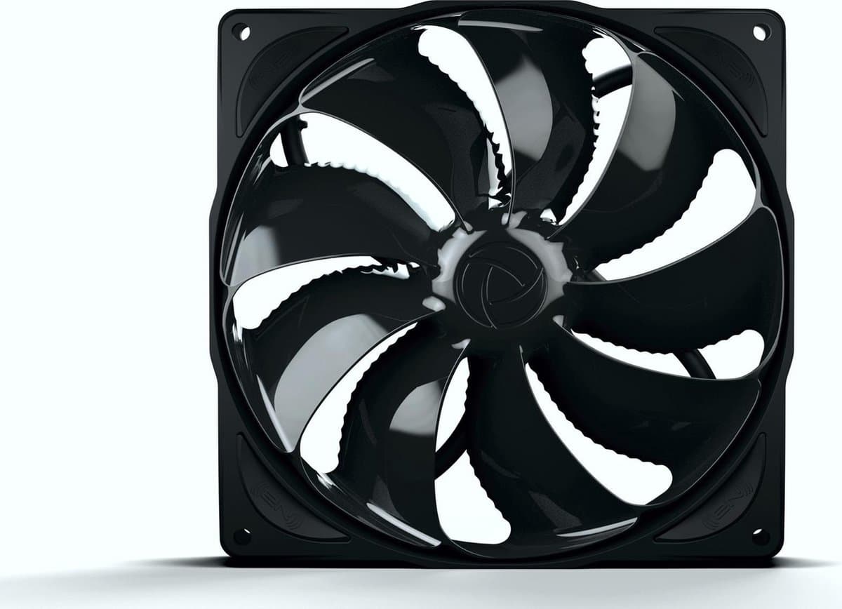 NoiseBlocker NB-eLoop B14-PS Black Edition PC-ventilator Zwart (b x h x d) 140 x 140 x 29 mm