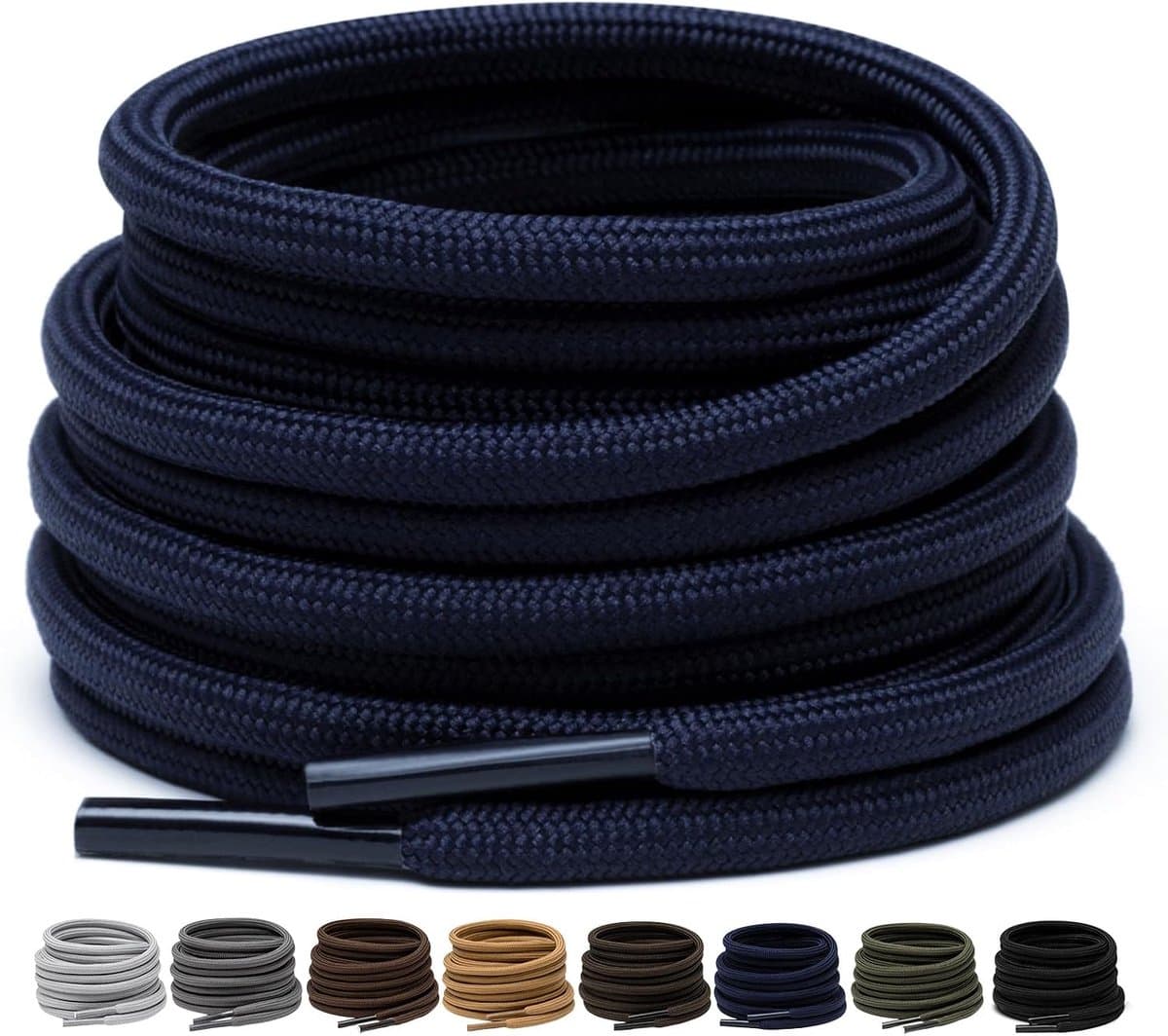 Schoenveters 4 mm veiligheidsveters voor outdoor wandelschoenen, duurzame veters voor sneakers