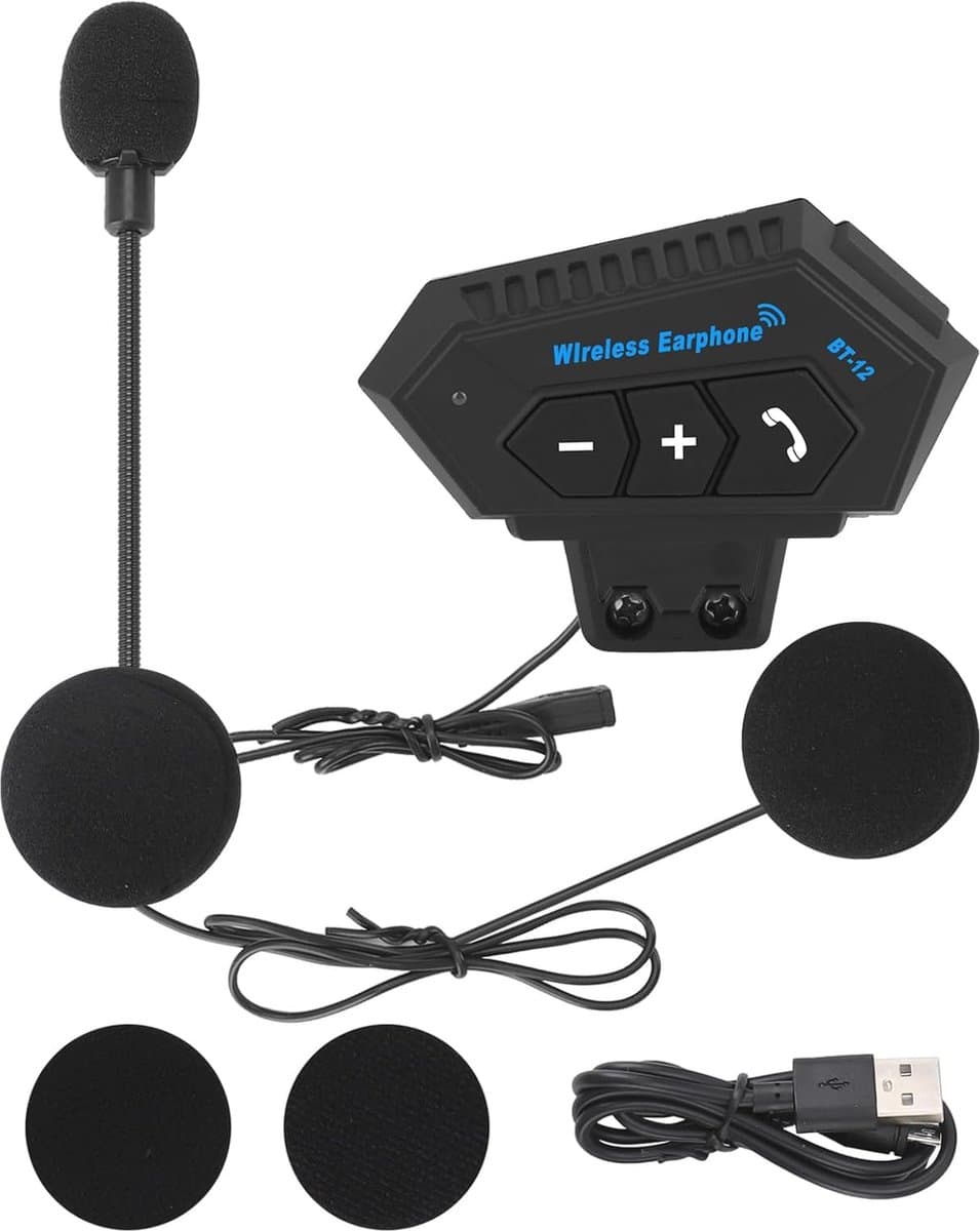 Bluetooth motorhelm headset met handsfree bellen