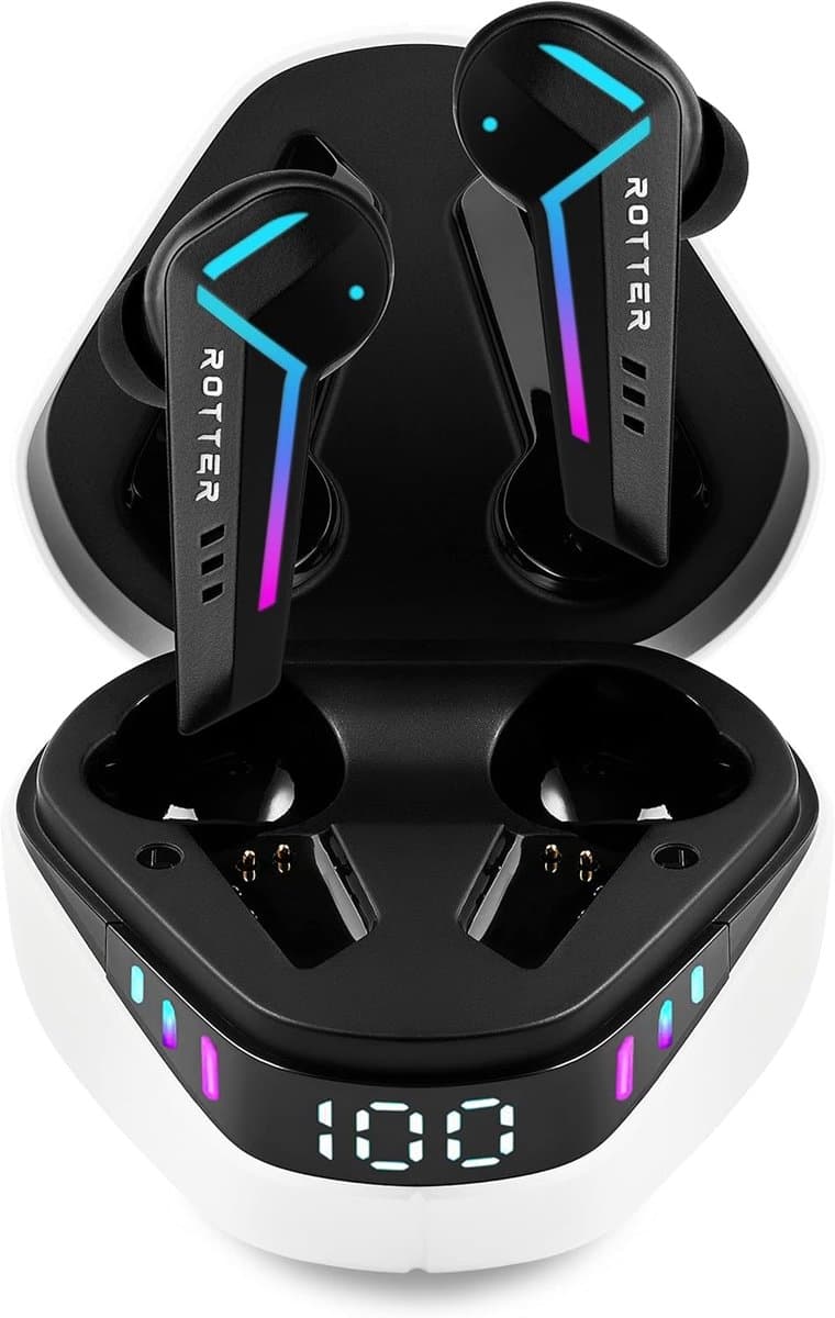 Draadloze Gaming Headset met Extreem Lage Latentie - Bluetooth Hoofdtelefoon voor Mobiele Games